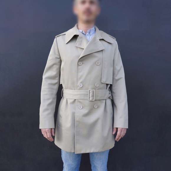 DIOR HOMME Twill Trench Coat